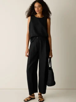 Organic Linen Curved Trouser