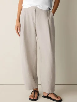 Organic Linen Curved Trouser