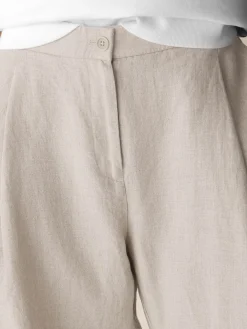 Organic Linen Curved Trouser