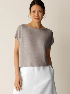 Organic Linen Délavé Square Top