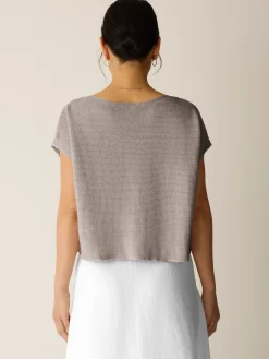 Organic Linen Délavé Square Top