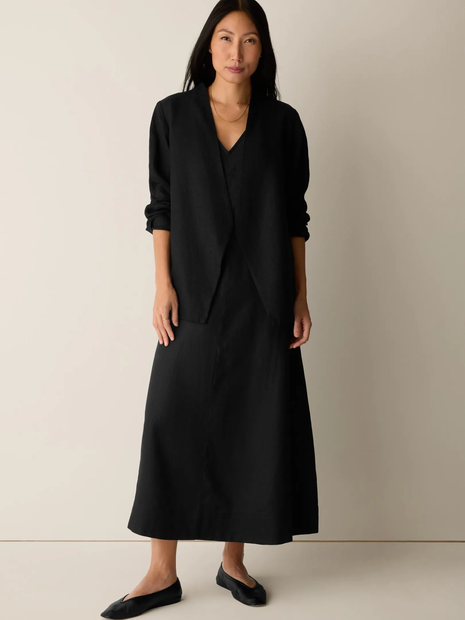 Organic Linen Easy Dress
