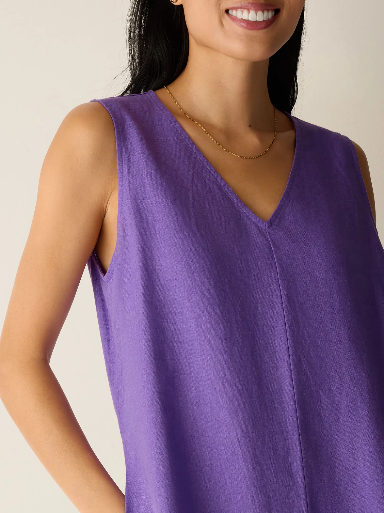 Organic Linen Easy Dress