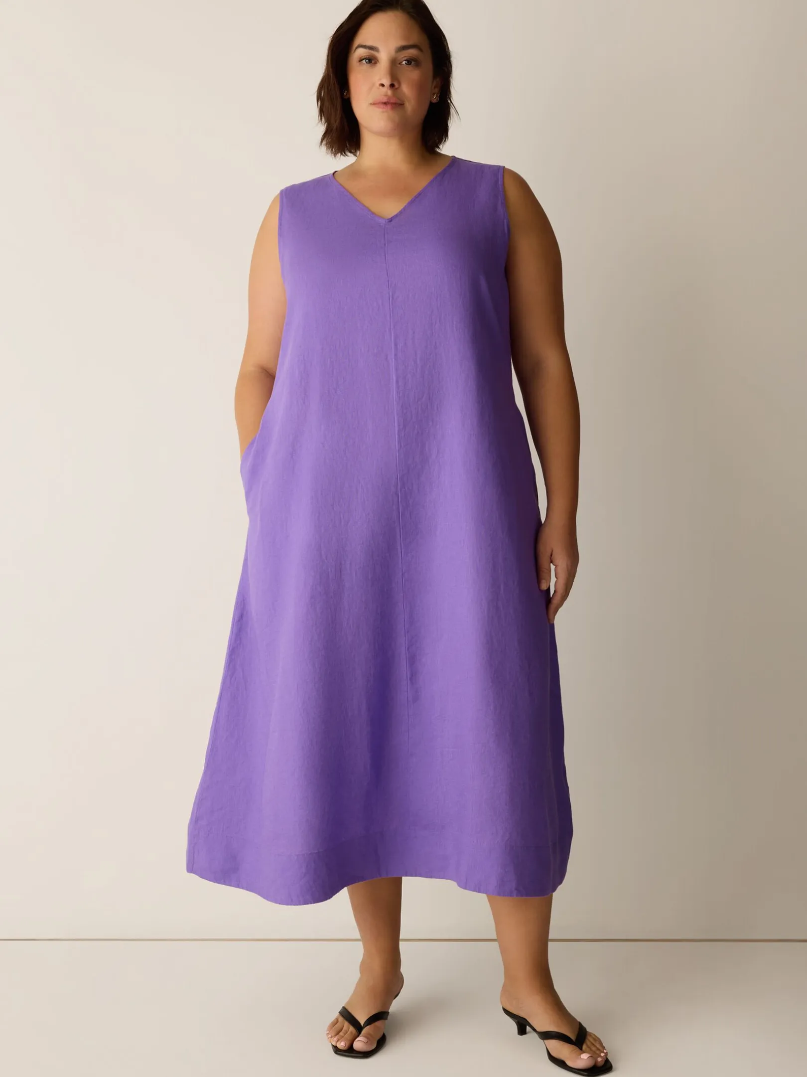 Organic Linen Easy Dress