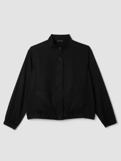 Organic Linen Flight Jacket