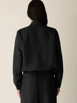 Organic Linen Flight Jacket