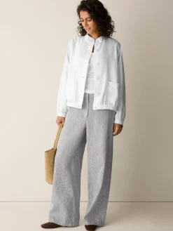 Organic Linen Flight Jacket