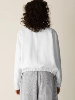 Organic Linen Flight Jacket