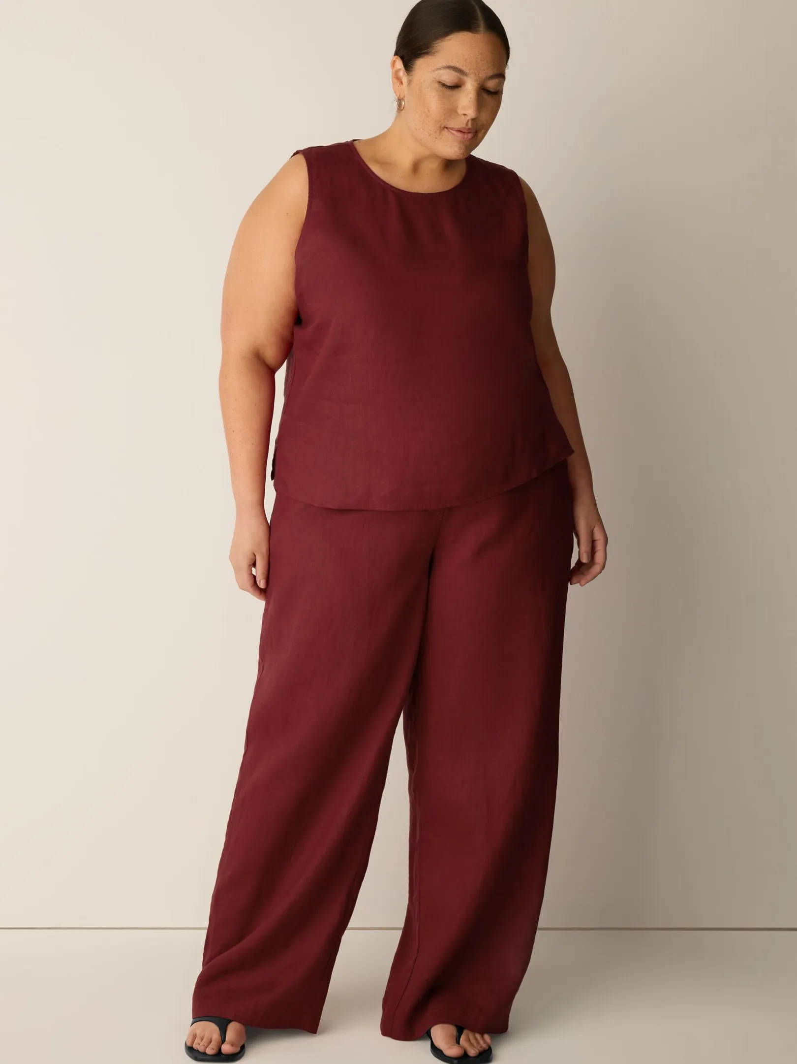 Organic Linen Full-Length Trouser