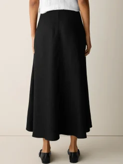 Organic Linen Half-Circle Skirt