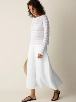 Organic Linen Half-Circle Skirt