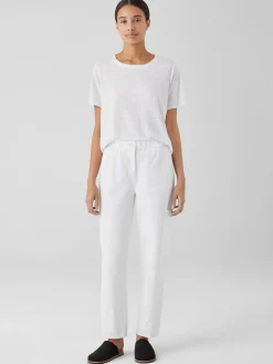 Organic Linen Jersey Crew Neck Tee