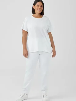 Organic Linen Jersey Crew Neck Tee