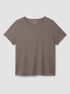 Organic Linen Jersey Crew Neck Tee