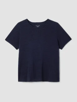 Organic Linen Jersey Crew Neck Tee