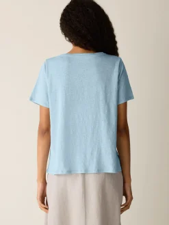 Organic Linen Jersey Crew Neck Tee