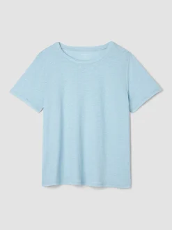 Organic Linen Jersey Crew Neck Tee