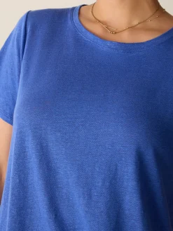 Organic Linen Jersey Crew Neck Tee