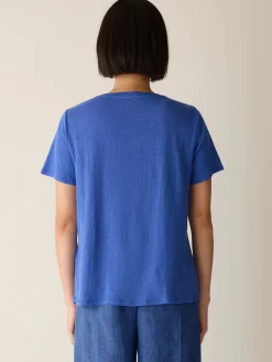 Organic Linen Jersey Crew Neck Tee