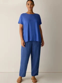 Organic Linen Jersey Crew Neck Tee