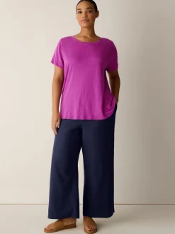 Organic Linen Jersey Crew Neck Tee