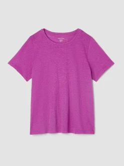 Organic Linen Jersey Crew Neck Tee
