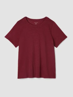 Organic Linen Jersey Crew Neck Tee