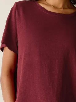 Organic Linen Jersey Crew Neck Tee