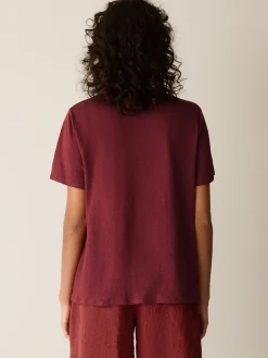 Organic Linen Jersey Crew Neck Tee