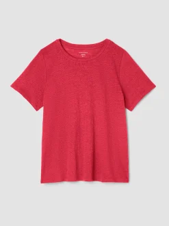 Organic Linen Jersey Crew Neck Tee