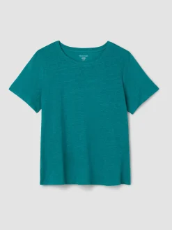 Organic Linen Jersey Crew Neck Tee