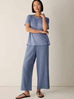 Organic Linen Jersey Crew Neck Tee