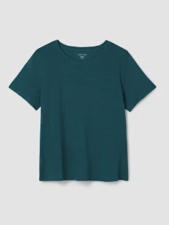 Organic Linen Jersey Crew Neck Tee