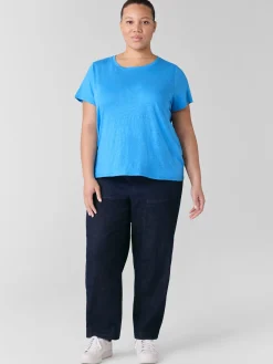 Organic Linen Jersey Crew Neck Tee
