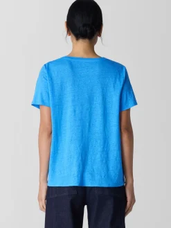 Organic Linen Jersey Crew Neck Tee
