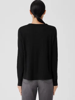 Organic Linen Jersey Long-Sleeve Tee