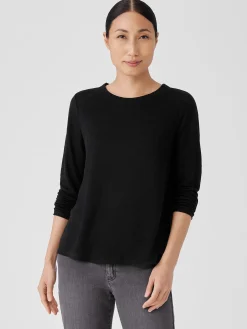Organic Linen Jersey Long-Sleeve Tee