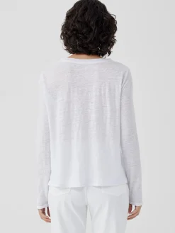 Organic Linen Jersey Long-Sleeve Tee