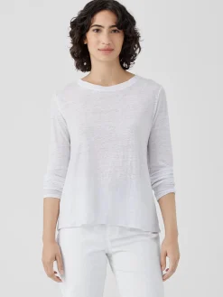 Organic Linen Jersey Long-Sleeve Tee