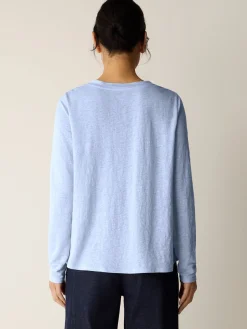 Organic Linen Jersey Long-Sleeve Tee