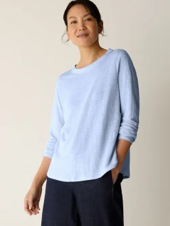 Organic Linen Jersey Long-Sleeve Tee