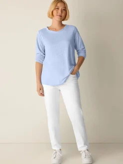 Organic Linen Jersey Long-Sleeve Tee