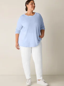 Organic Linen Jersey Long-Sleeve Tee