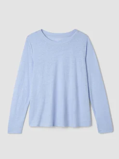 Organic Linen Jersey Long-Sleeve Tee