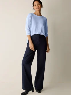 Organic Linen Jersey Long-Sleeve Tee