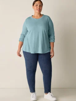 Organic Linen Jersey Long-Sleeve Tee