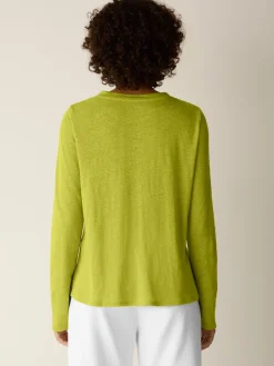 Organic Linen Jersey Long-Sleeve Tee