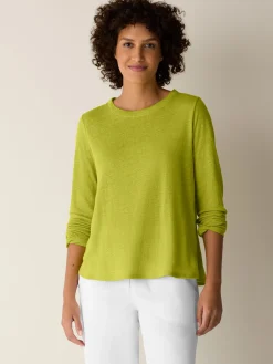 Organic Linen Jersey Long-Sleeve Tee