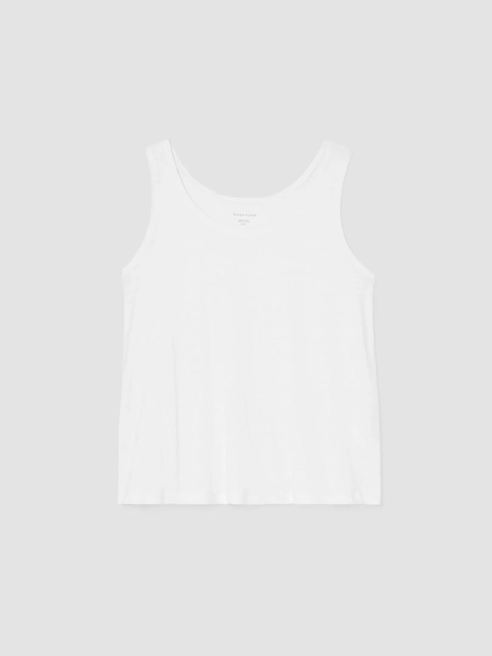Organic Linen Jersey Scoop Neck Tank