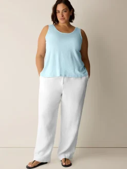 Organic Linen Jersey Scoop Neck Tank